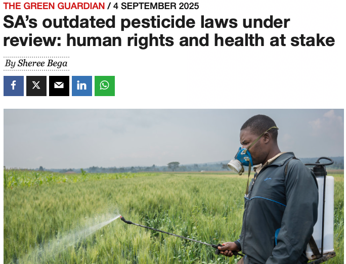 Pesticide Policy Colloquium 2025 Mail & Guardian