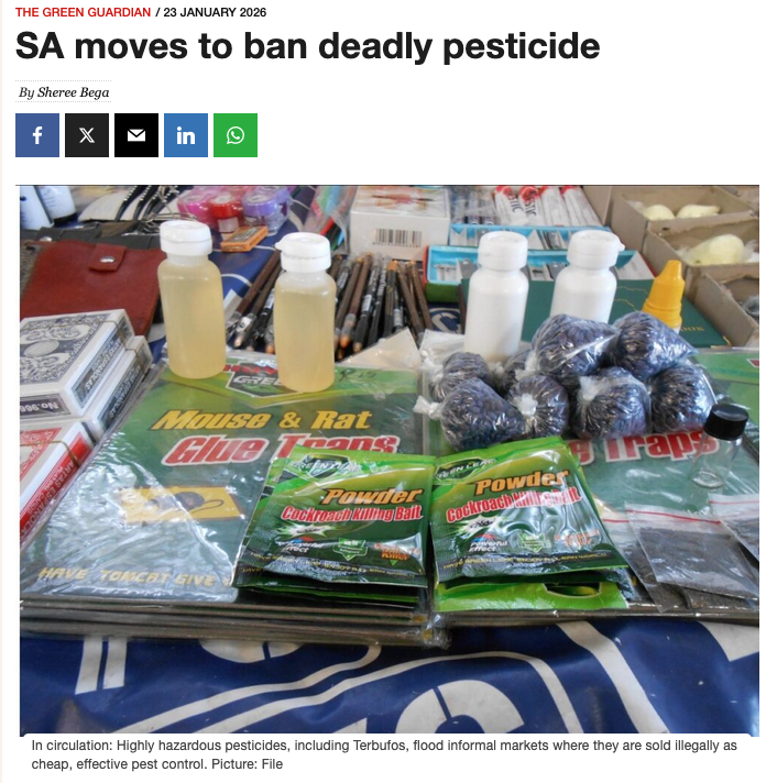 M&G SA bans Terbufos