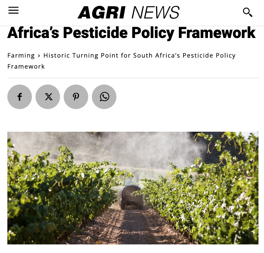 South Africa's Pesticide Policy Colloquium 2025